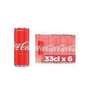 Coca Cola regular (33cl x 6)